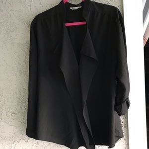 Alberto Makali Black georgette top